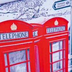 Boite pliable SETTI petit London assise rembourrée