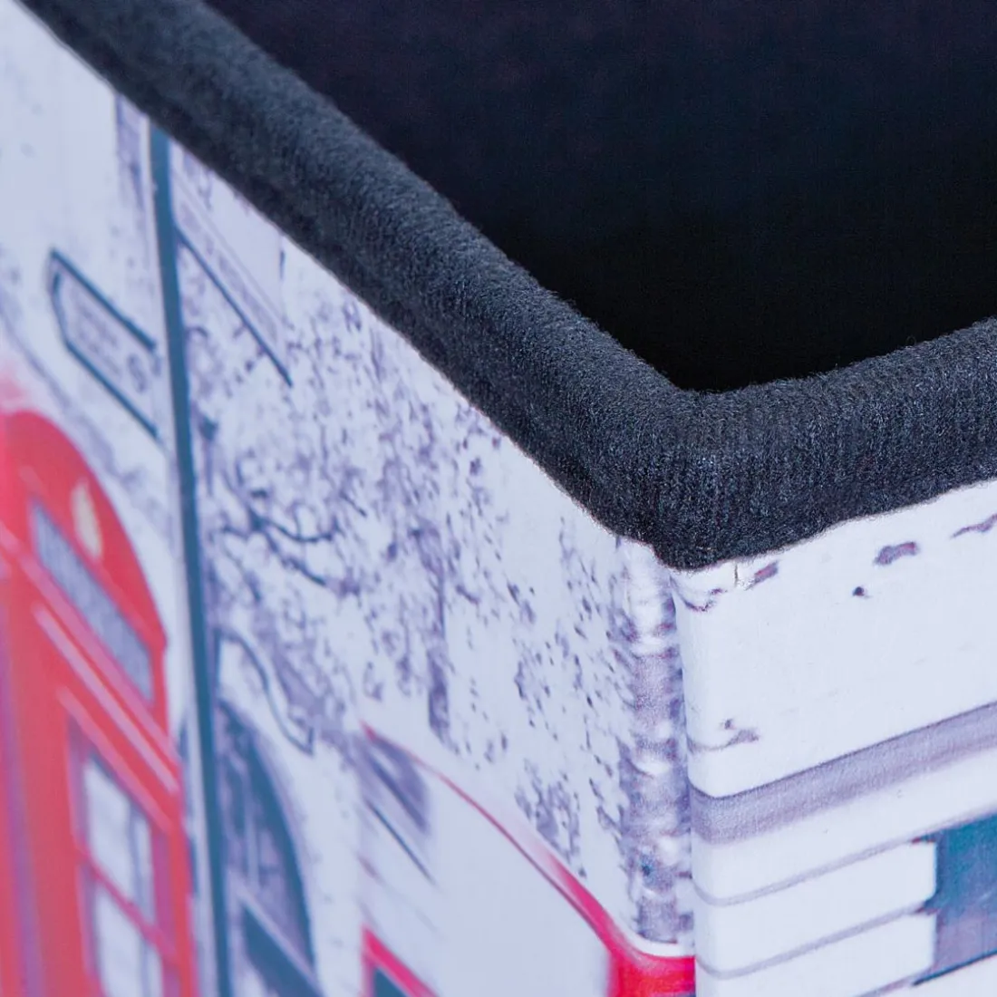 Boite pliable SETTO grand London assise rembourrée