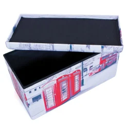 Boite pliable SETTO grand London assise rembourrée