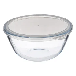 Bol à mixer 2,7L avec couvercle en verre