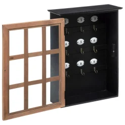 Boîte à clé en bois et pin noir