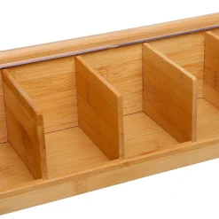 Boîte à thé 5 compartiments bambou