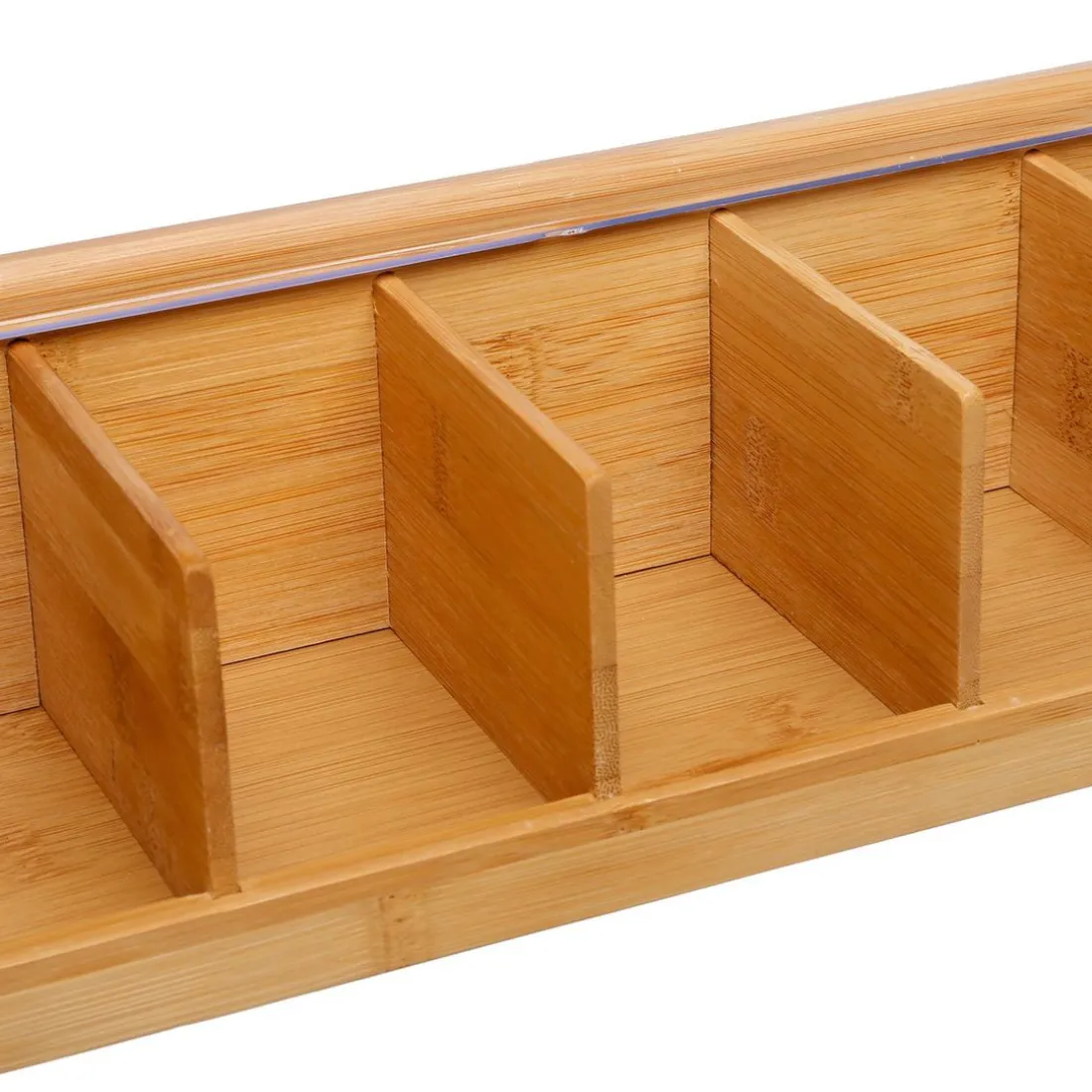 Boîte à thé 5 compartiments bambou