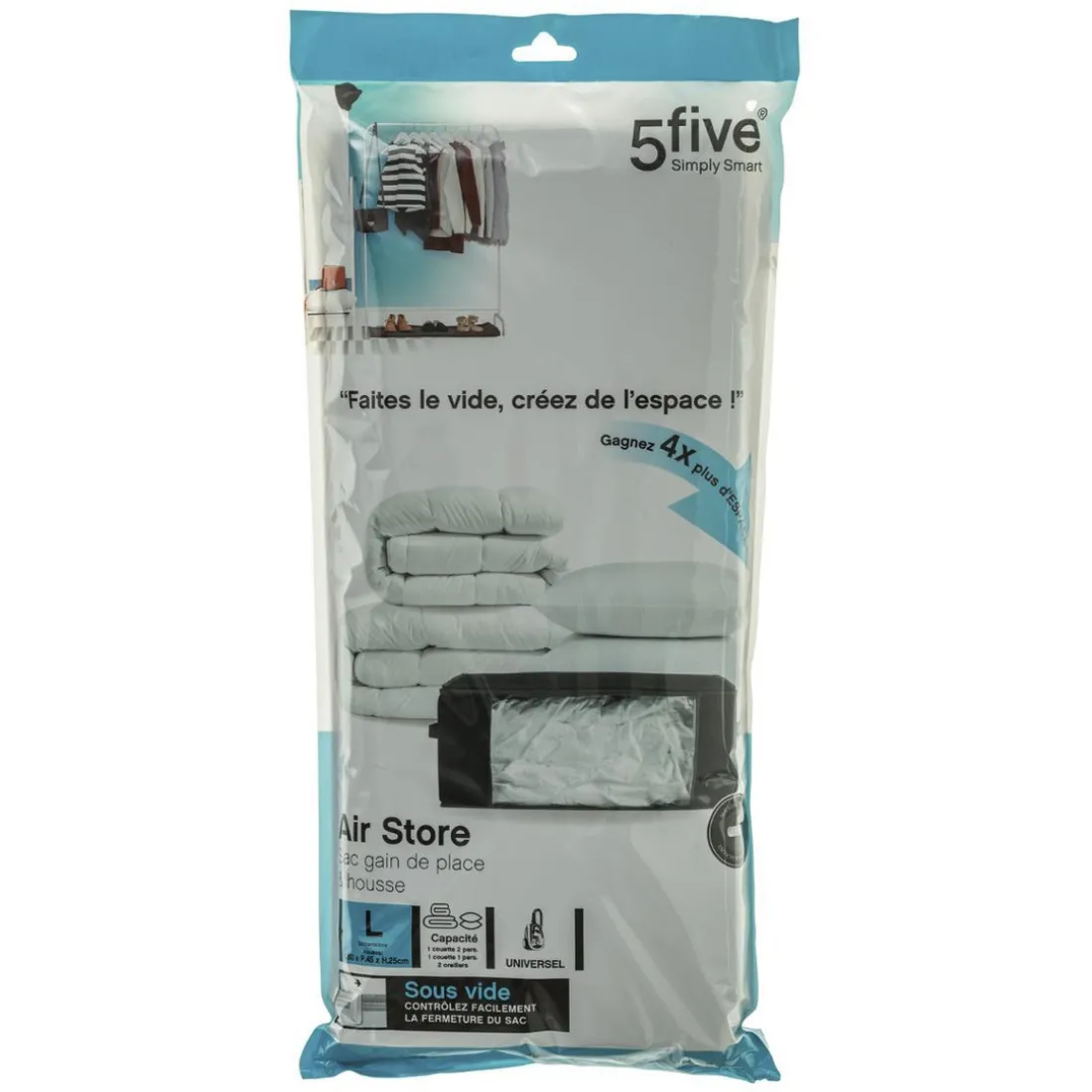 Boîte de rangement + sac compresseur L