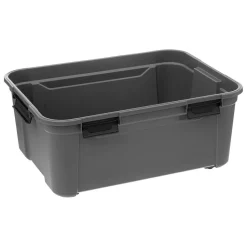 Boîte en plastique noir 120L