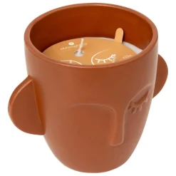 Bougie 520g vanille Marron