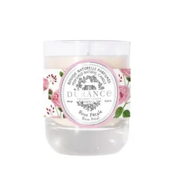 Bougie naturelle parfumée Rose Pétale - Durance