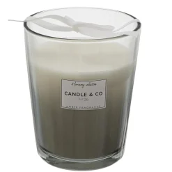 Bougie Parfumée Vase Gris Harmony en verre