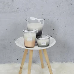Bougie Parfumée Vase Gris Harmony en verre