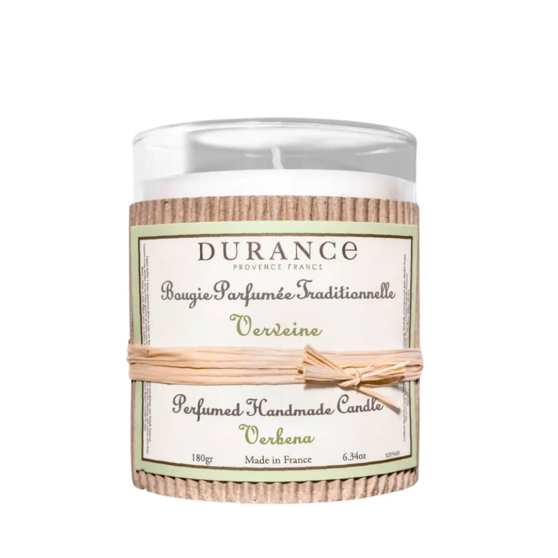 Bougie Traditionnelle DURANCE Parfum Verveine SWANN