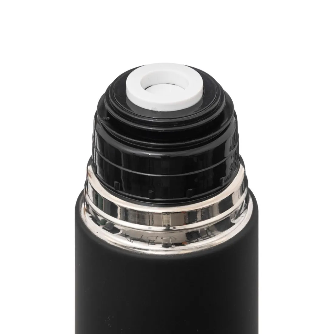 Bouteille isotherme Gris avec couvercle tasse 1L