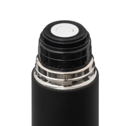 Bouteille isotherme 1L Noir avec couvercle tasse