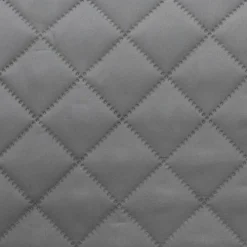 Boutis ou jeté de canapé universel piquage carreaux - Gris