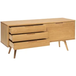 Buffet 1 Place Et 3 Tiroirs DIGHA Beige