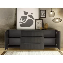 Buffet 2 porte et 3 tiroirs