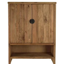 Buffet 2 portes 1 niche bois pin recyclé SANDY