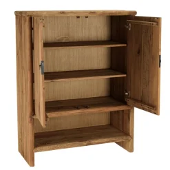 Buffet 2 portes 1 niche bois pin recyclé SANDY