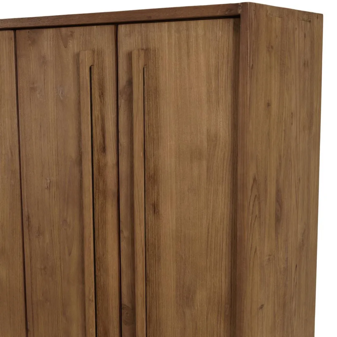 Buffet 4 portes 1 niche en bois de teck recyclé