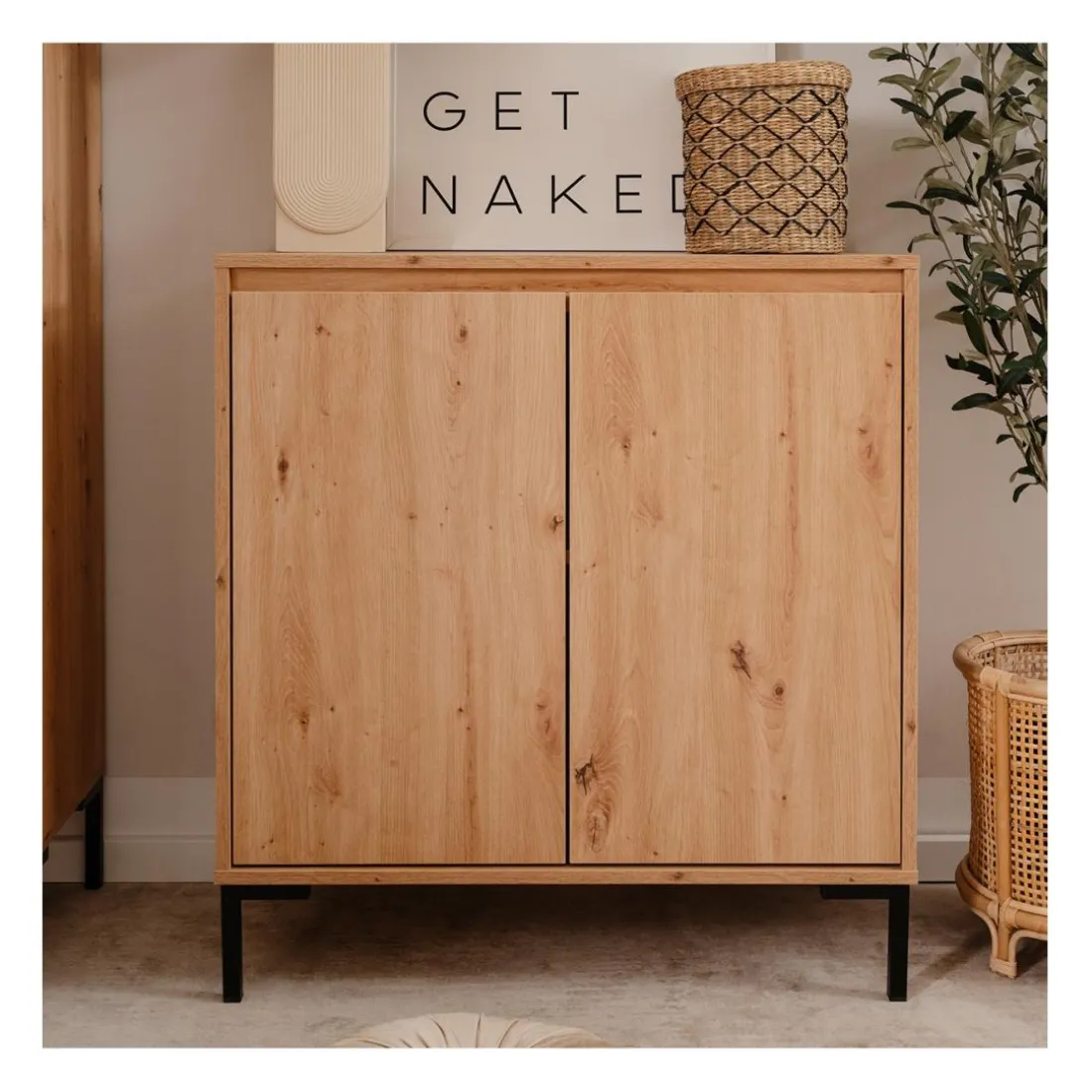 Buffet 2 Portes 1 étagère PLOCK