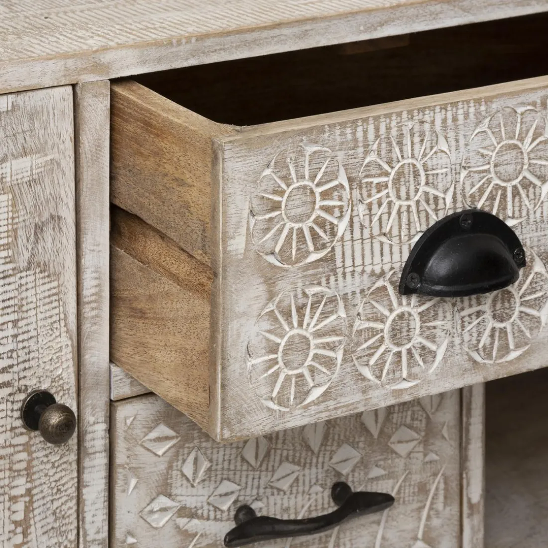 Buffet 3 Portes 4 Tiroirs AJAY