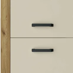 Buffet 4 portes battantes Chêne Clair