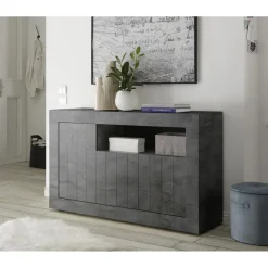 Buffet 3 portes battantes URBINO oxyde