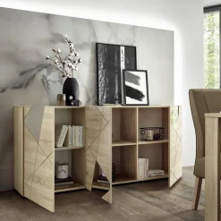 Buffet 3 portes beige