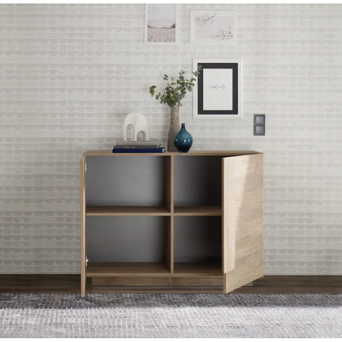 Buffet 2 portes chene mercure