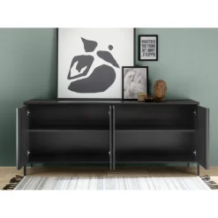 Buffet 4 portes en panneaux de particules de première qualité