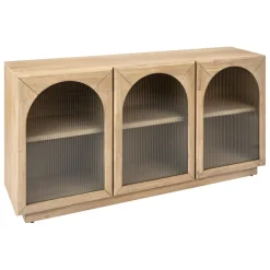 Buffet 3 portes en verre Lousada Acacia