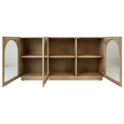 Buffet 3 portes en verre Lousada Acacia