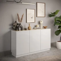 Buffet 3 portes panneaux de particules