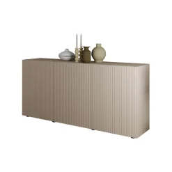 Buffet 3 portes Panneaux de particules de première qualité Portes en MDF