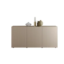 Buffet 3 portes Panneaux de particules de première qualité Portes en MDF