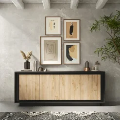 Buffet 4 portes panneaux de particules