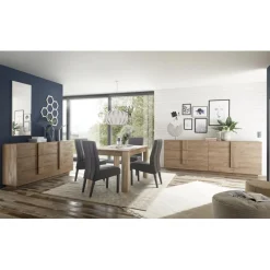 Buffet 3 tiroirs 2 portes chene mercure