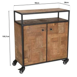 Buffet SIXTINE 2 portes 1 étagère