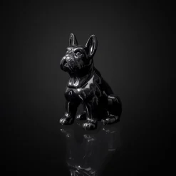 Bulldog en Céramique Noir 20cm