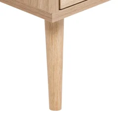 Bureau 2 tiroirs Abana bois clair