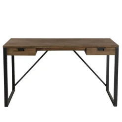 Bureau 2 tiroirs bois et métal - NASAI