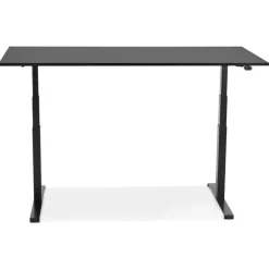 Bureau assis debout électrique 'TRONIK' noir