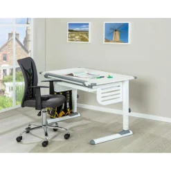 Bureau blanc inclinable OKALARE