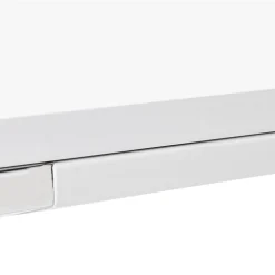 Bureau de direction droit design 'XLINE' en bois blanc