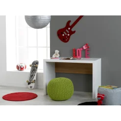 Bureau Dim : 110 x 55 x H75 blanc