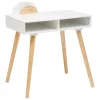 Bureau primaire blanc en pin