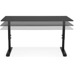 Bureau réglable en hauteur noir 'OSMOSE'