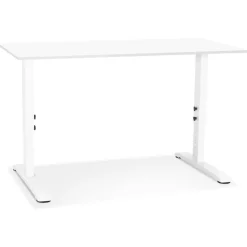 Bureau réglable en hauteur blanc 'OSMOSE'
