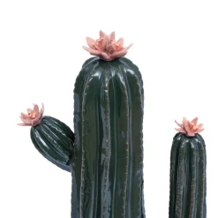 Cactus déco céramique vert