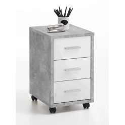 Caisson de Bureau Gris Béton DIEGO