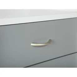 Caisson De Rangement Sur Roulettes Gris Blanc